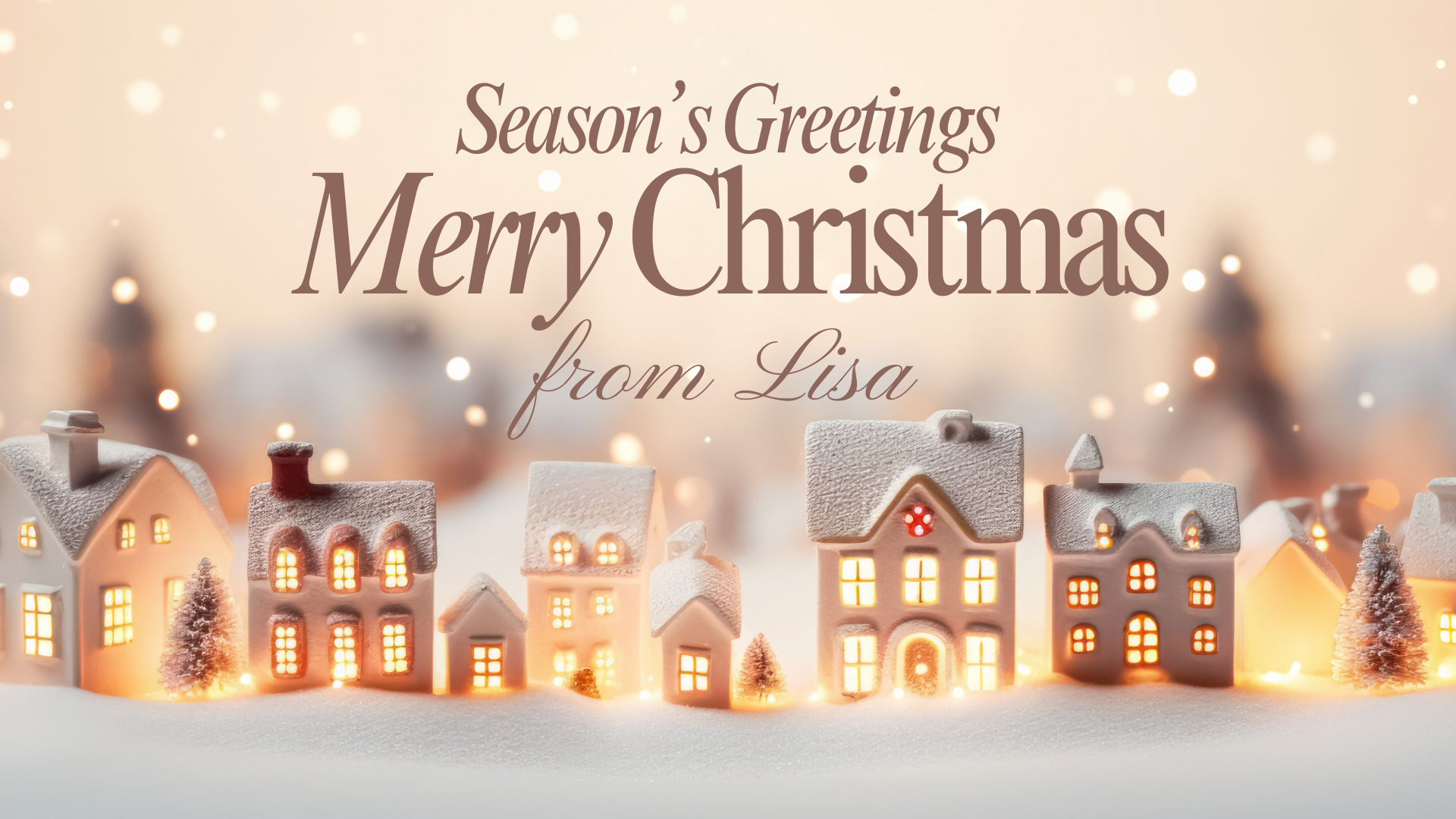 Happy Holidays from Lisa cover