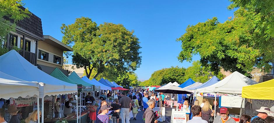 Downtown Los Altos farmers market official event image