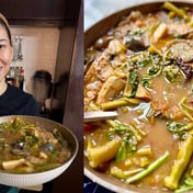 Filipino cooking: vegan sinigang · Online